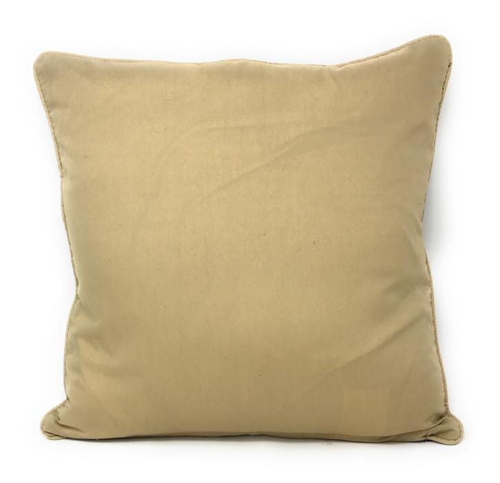 DaDa Bedding Yellow Fleur Floral Botanical Spring Tapestry Throw Pillow Cover, 16" x 16" (18112)