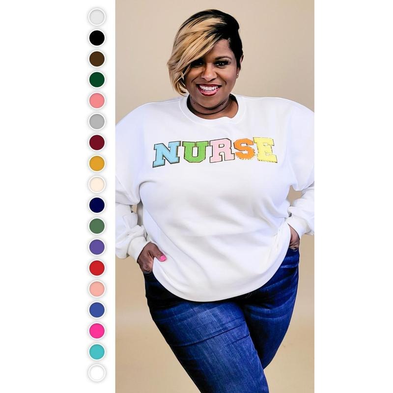 Ideal Chenille Nurse Sweatshirt