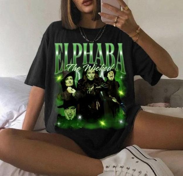 Idina Menzel Vintage , Elphaba Retro Tee, Wicked Merch Shirt, Wicked Witch