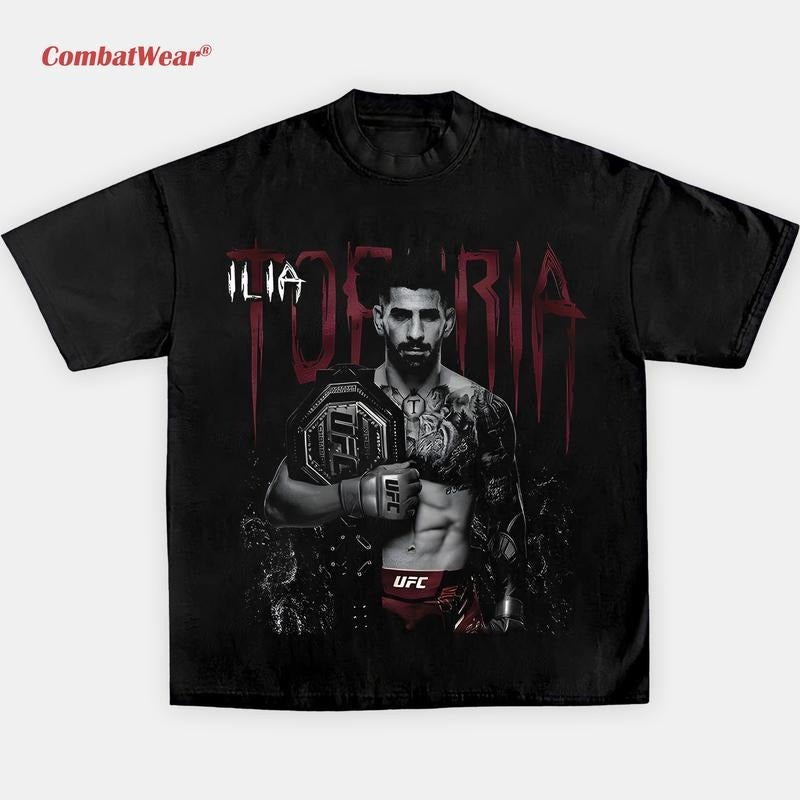 Ilia Topuria Tee, El Matador UFC Vintage Tee, Vintage MMA Graphic Design T-shirt, Boxing T-shirt, UFC MMA Shirt, Retro MMA Gift for Men & Women
