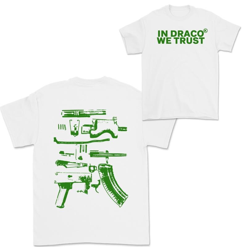 In Draco We Trust Double Sided Shirt, Glock Lover Tshirt, Vintage Sweatshirt for women, Hoodie for men