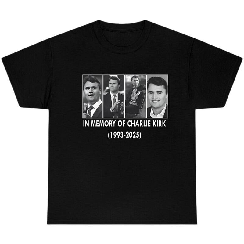In Memory of Charlie Kirk T-shirt, Charlie Kirk Shirt Memorial Activist Shirt, Rest In Peace for Him, RIP Charlie Kirk Shirt,Human Rights, Gildan Charlie Kirk Shirt Memorial Activist Tee - Honor Courage & Human Rights -
