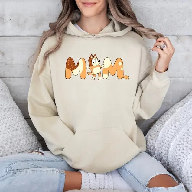 In My Bluey Mom Era Shirt, Bluey Cool Mom Club Shirt, Bluey Chilli Heeler Shirt, Bluey Mom Shirt, Bluey Mum Gift, In My Mom Era