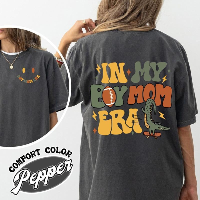In My Boy Mom Era Comfort Color Shirt, In My Mom Era Shirt, Boy Mom Shirt, Boy Mom Club, Boy Mama Shirt, Expecting Mom Gift, Gender Reveal Tshirt
