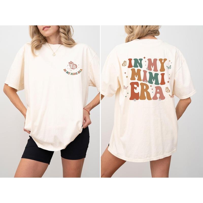 In My Mimi Era, Grandma, Nana, Mom Era, Mother's Day, Tshirt, Women's Crew Neck, Crewneck Hoodie, Sweatshirt | WearSparks.com