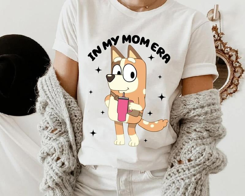 In My Mom Era Bluey Shirt, Bluey Birthday Shirt, Bluey Family Shirt, Family Matching Shirt, Trending Shirt, Mothers Day Gifts.