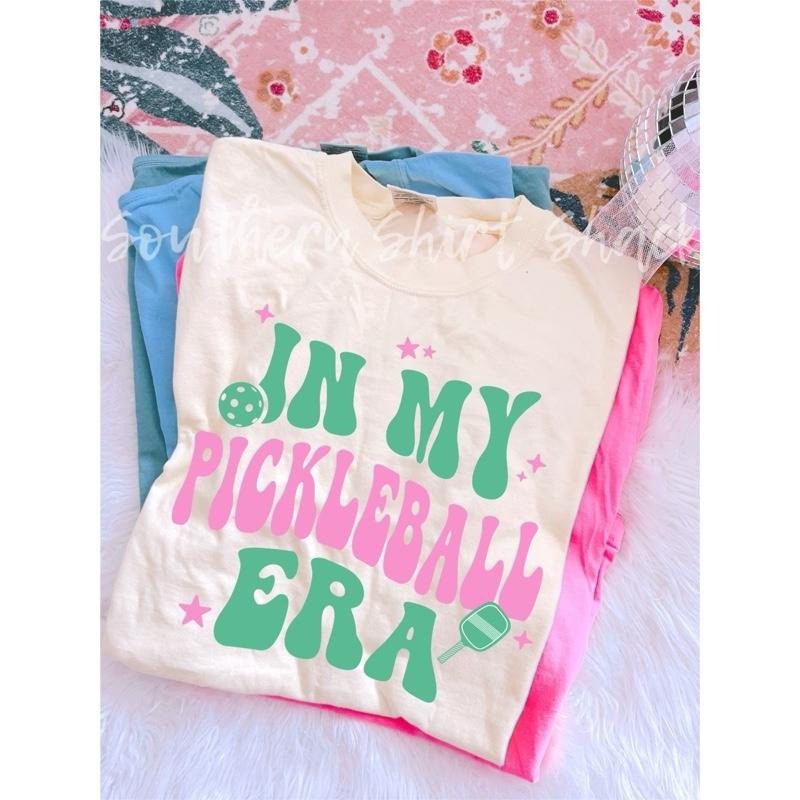 In My Pickleball Era T shirt | Pickleball T Shirt | Ivory comfort colors T shirt