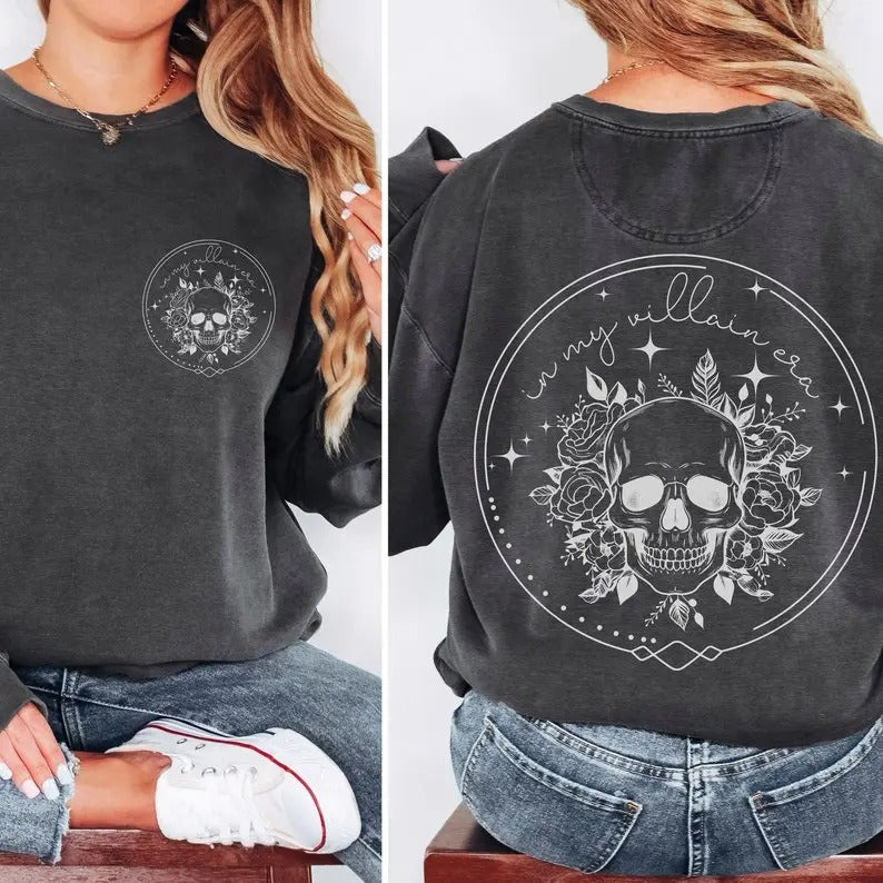 In My Villain Era Shirt, Bookish Sweatshirt, Dark Romance Tee, Book Club Shirt, Gift for Reader, Enemies to Lovers Trope, Comfort Colors