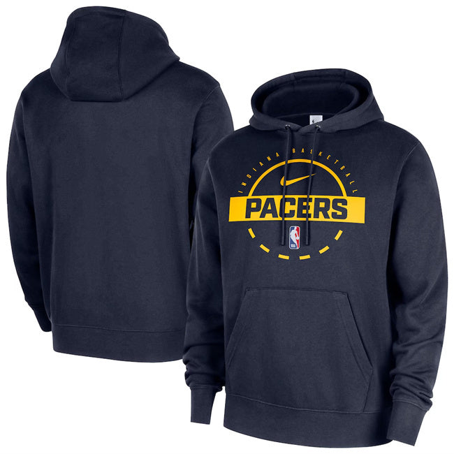 Indiana Pacers Navy 2025 26 Practice Club Pullover Hoodie