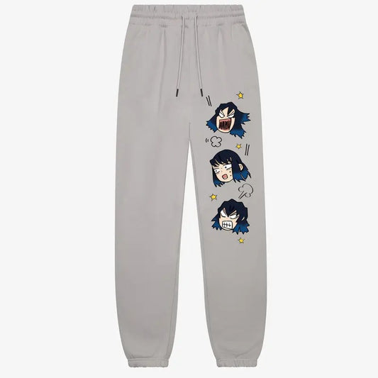 Inosuke Hashibira Sweatpants, Demon Slayer Sweatpants, Sport Sweatpants, Anime sport pants, Anime lover gift, Anime Sweatpants