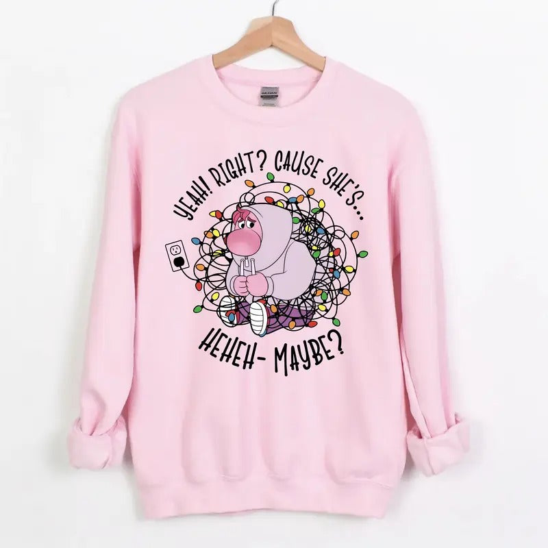 Inside Out 2 Christmas Shirt, Embarrassment Xmas T-Shirt, Inside Out emotions, Emotion of happiness Menswear Canvas