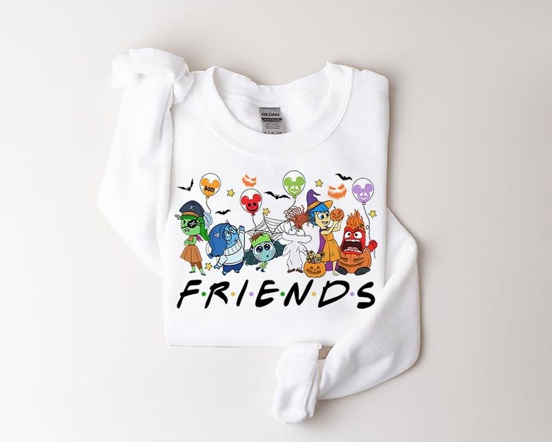 Inside Out Halloween Shirt, Inside Out 2 Movie Joy Disgust Anger Sadness Fear Anxiety Envy Ennui Embarrassment Pumpkin Ghost Family, Inside Out characters shirt, It's Okay To Feel All The Feels Shirt, halloween shirt, Inside Out 2shirtstyle{n002}2
