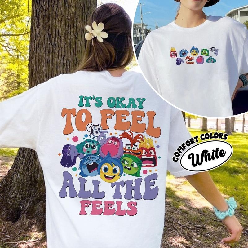 Inside Out It's Okay To Feel All The Feels Shirt