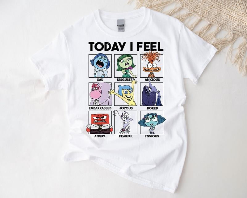 Inside out 2 friends shirt, It's Okay To Feel All The Feels Shirt, Mental Health Matter Shirt, Emotional support shirt,...
