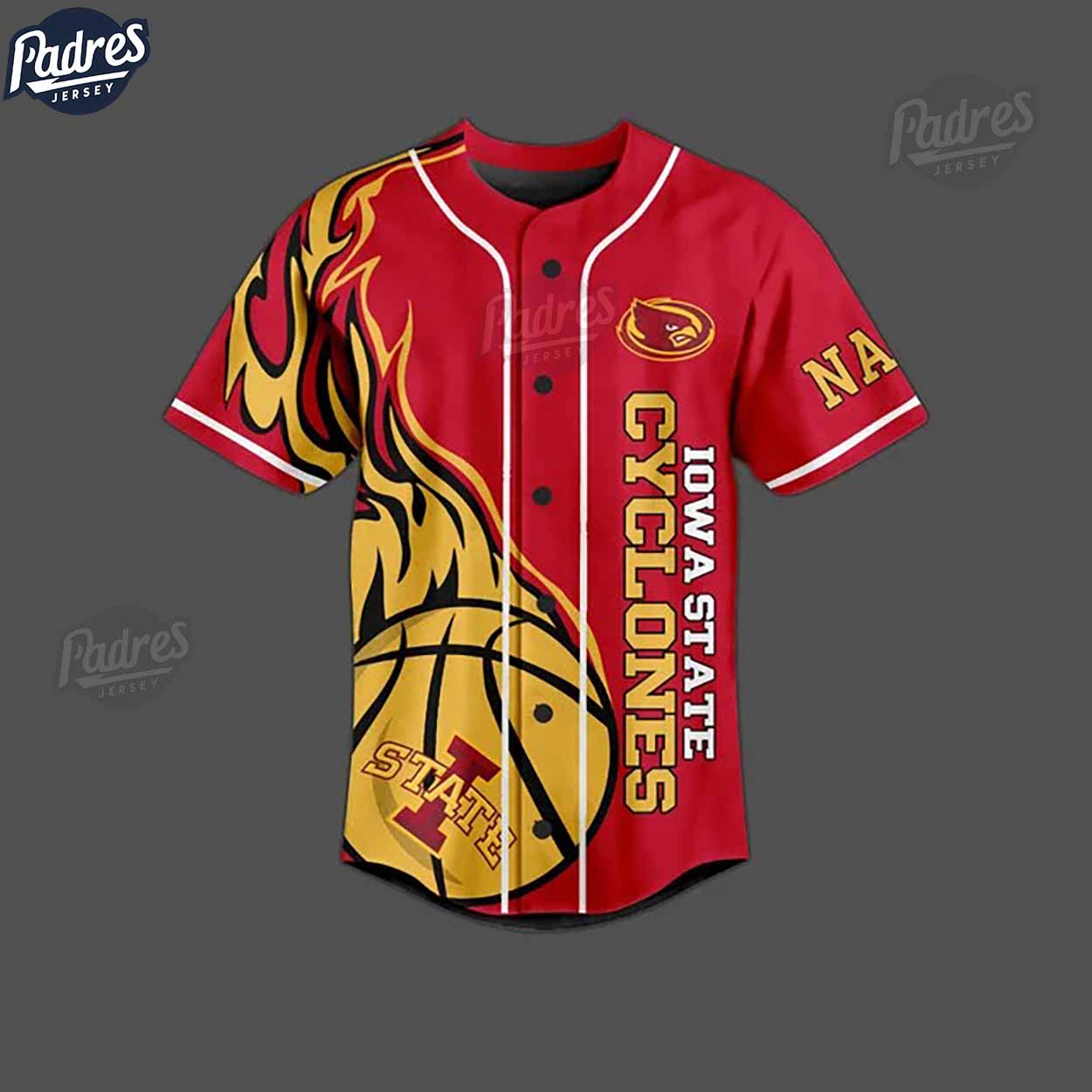 Iowa State Cyclones Basketball Team Custom Baseball Jersey - Padres Jersey Oasis: Elevate Your Baseball Style Game