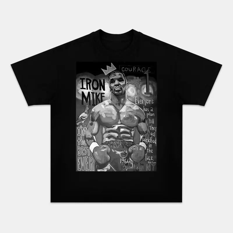 Iron Mike Tyson T-Shirt, Boxing Graphic Tee, Vintage Streetwear, Retro Boxing Shirt