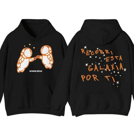 Ivan Cornejo 2-side Hoodie, Mirada Tour Merch double side, Ivan Cornejo 2024 Tour Merch, Astronaut Galaxia Hoodie, Tour Music 2024, Fan Gift Ideas Unisex Classic Fabric