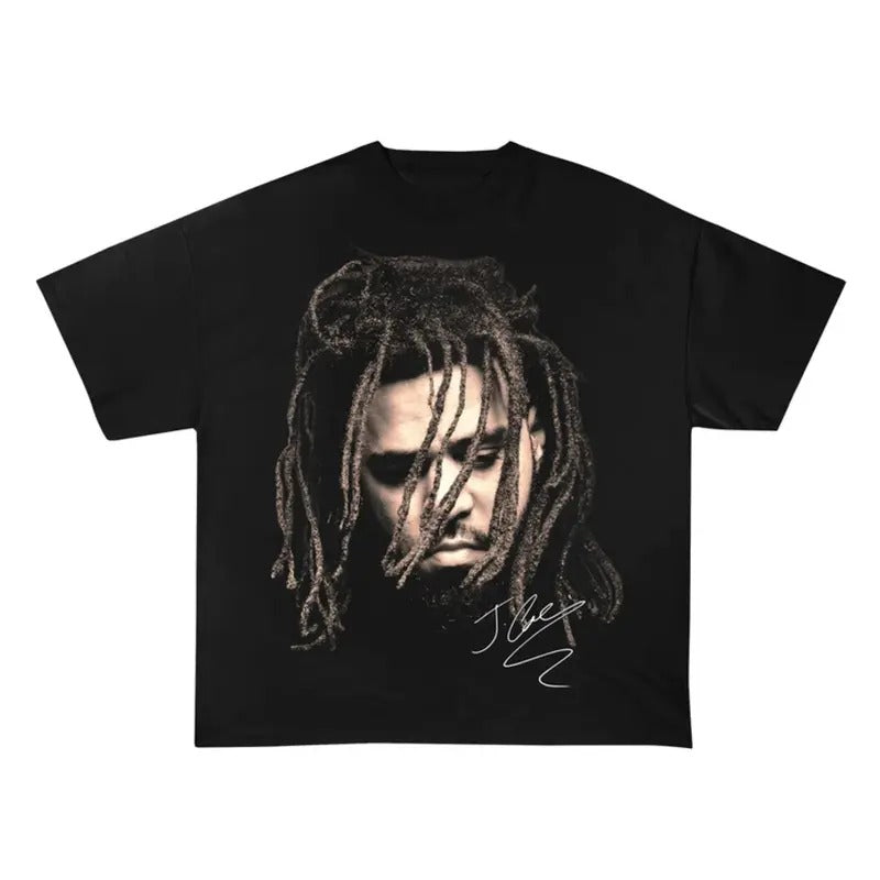 J. Cole Unisex T-Shirt, Signature Art Print, The Ville Hip-Hop Artist, Rapper Vintage Style, Music Tee, Concert Shirt, Fashion for Fans