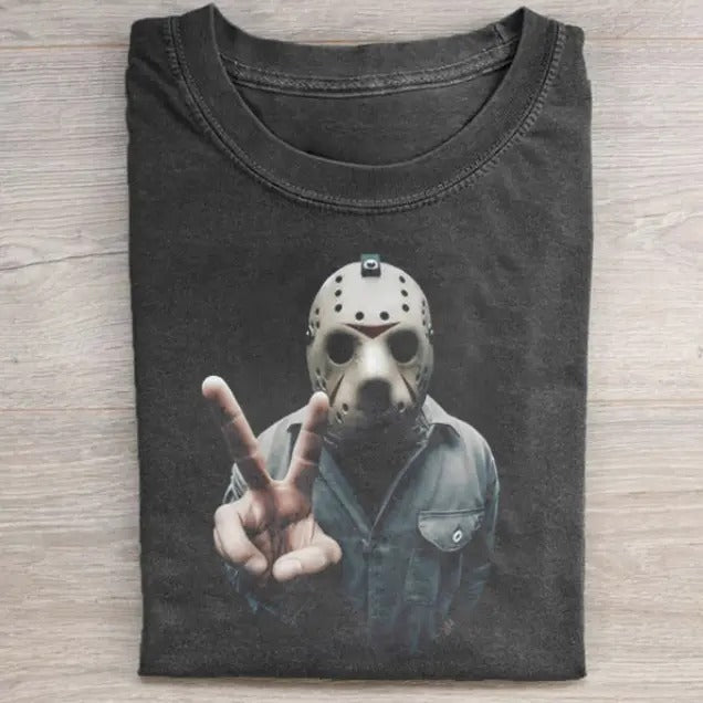 JASON VOORHEES HI TEE, Horror Movie Shirt, Horror Character, Funny Halloween Shirt, Unisex T-Shirt, Gift For Men Women