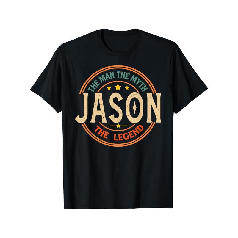 JASON legend, retro personalized T-shirt Selected combed cotton, comfortable and soft, the best ideal gift for Thanksgiving and Christmas Made in USA