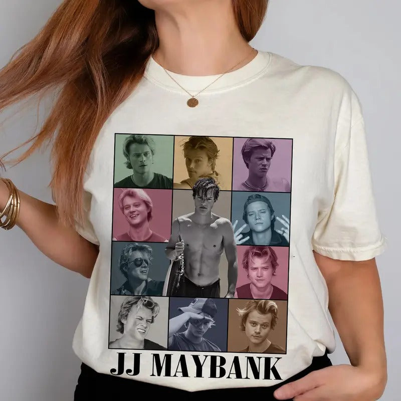 JJ Maybank OBX Eras Tour T- Shirt, JJ Maybank Outer Banks, Outer Banks Tee, Ver 2 JJ Outer Banks, Vintage Shirt Clothing Fit Fabric Top
