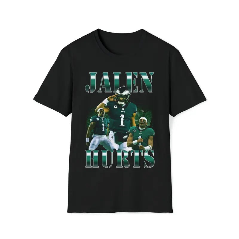 Ja.len H.u.r.ts Vintage 90s Football Bootleg Style T-Shirt