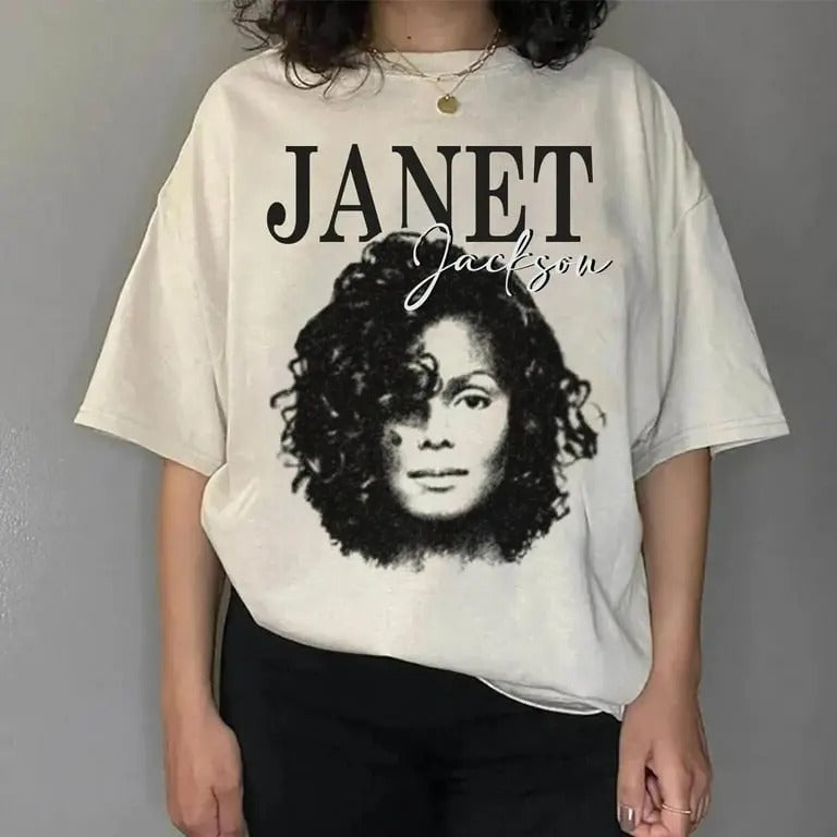 Janet Jackson 2024 Tour shirt Together Again Tour Concert Funny White Cotton Tee Vintage Gift For Men Women Fit Top
