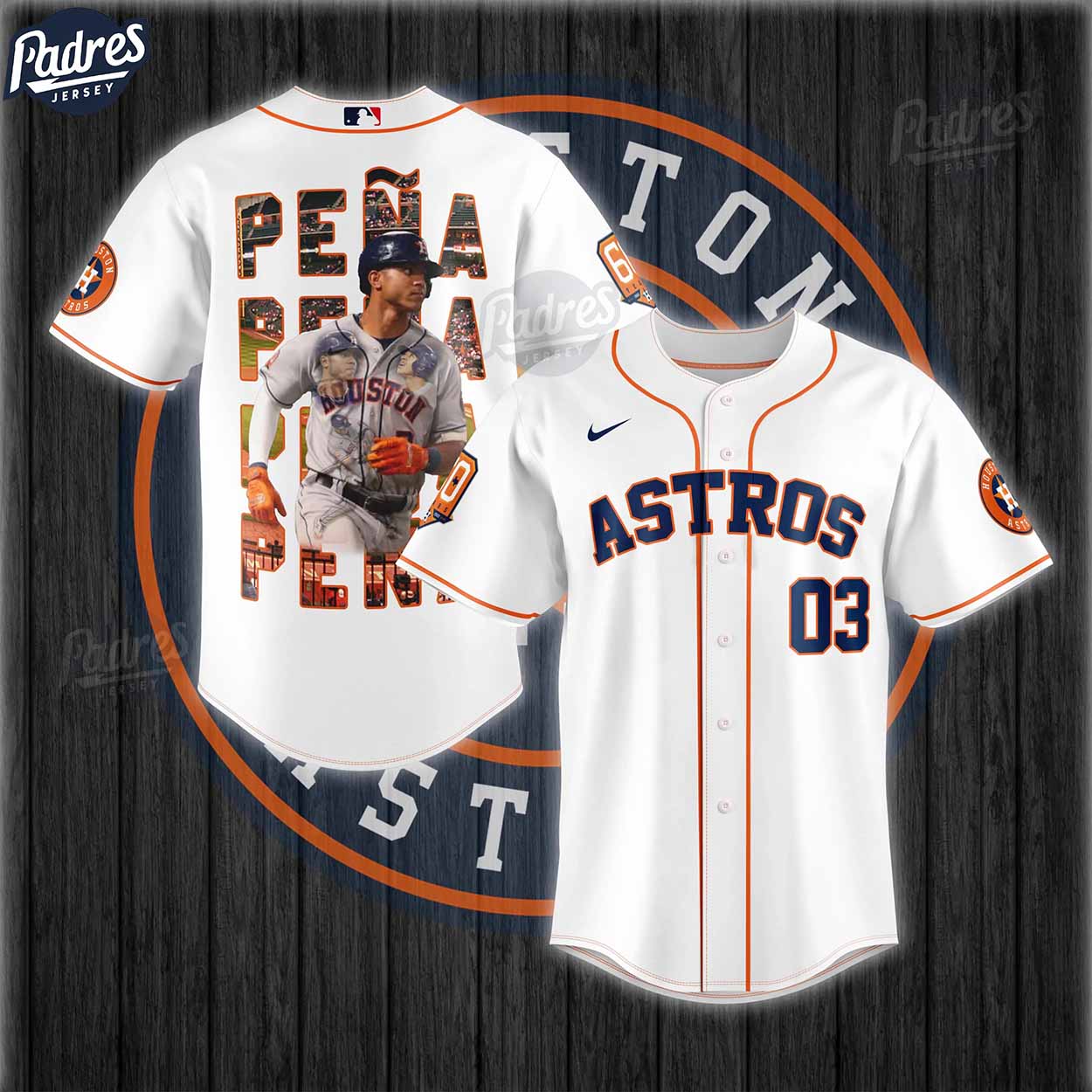 Jeremy Peña Baseball Jersey Houston Astros Design - Padres Jersey Oasis: Elevate Your Baseball Style Game