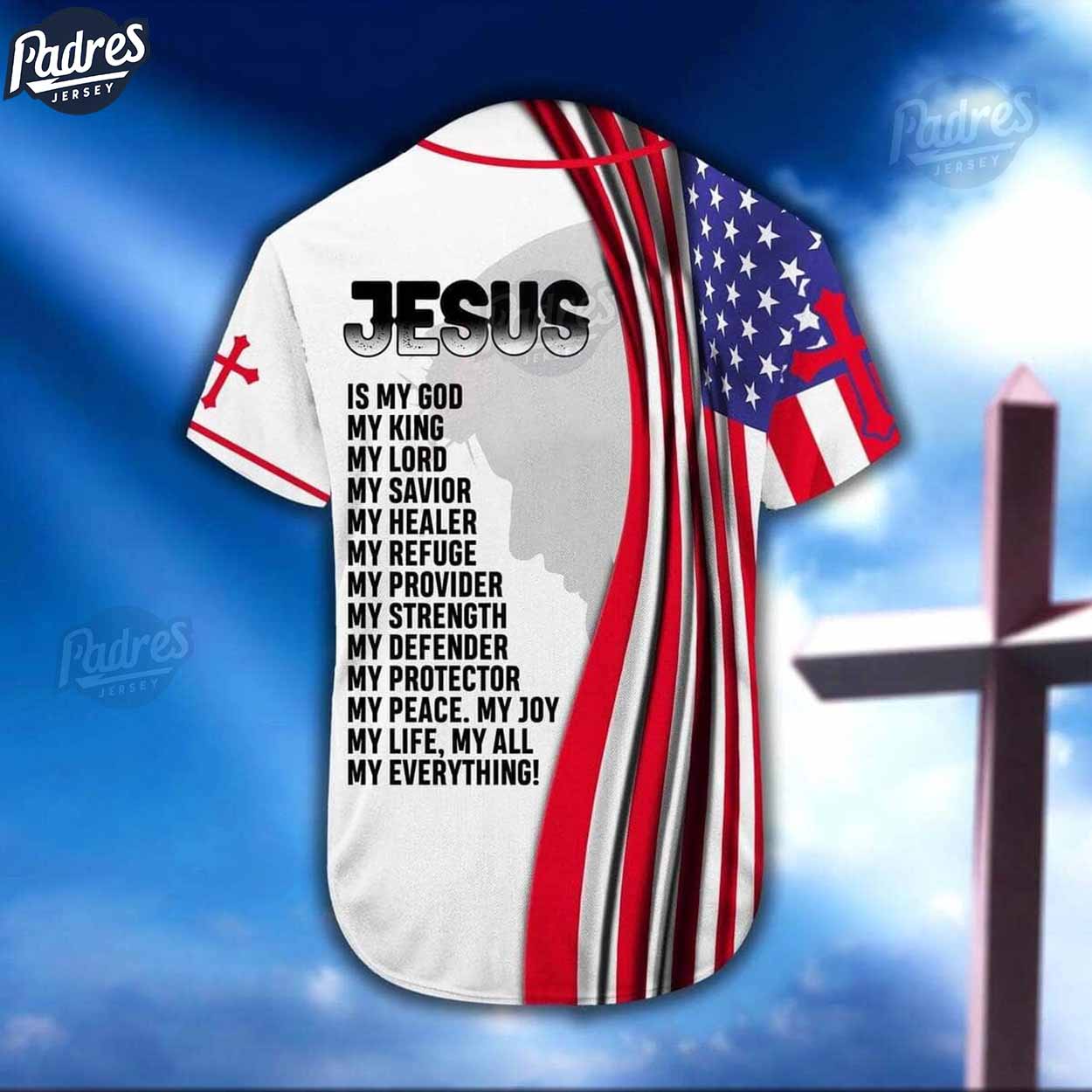 Jesus Is My Everything Custom Baseball Jersey - Padres Jersey Oasis: Elevate Your Baseball Style Game