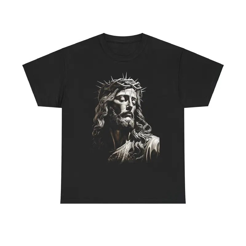 Jesus Love Vintage Graphic Tee Retro 90s Styled Streetwear Shirt Cotton Menswear Top Casual Tshirt men gifts