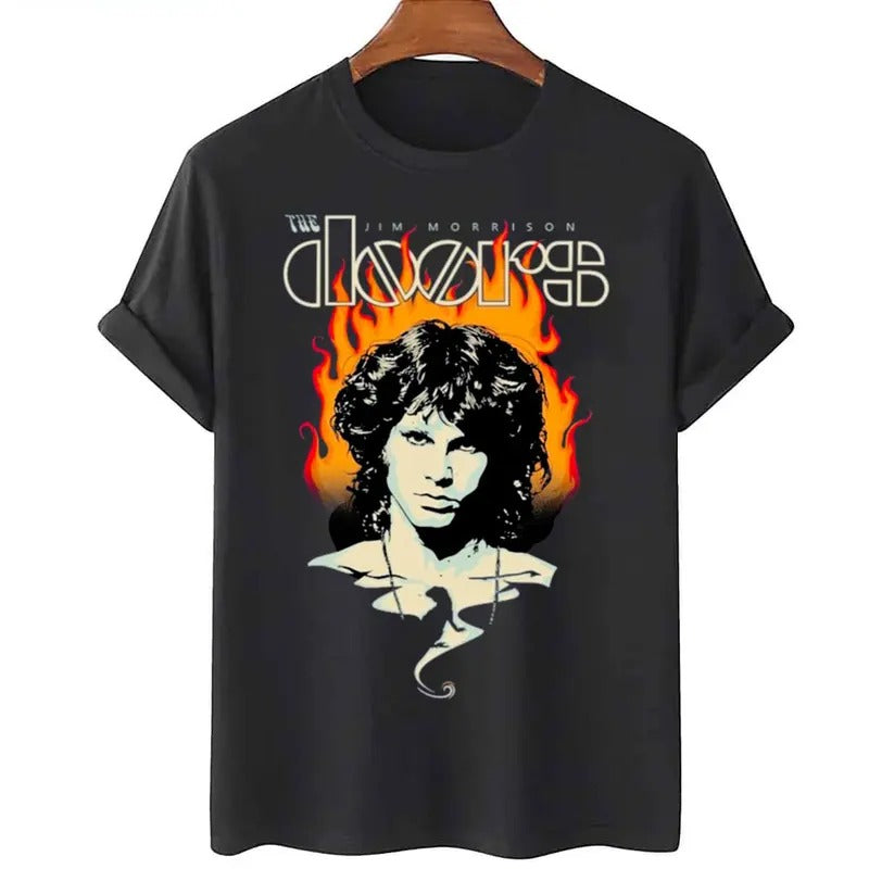 Jim Morrison The Doors T-shirt Cotton Tee S-3XL