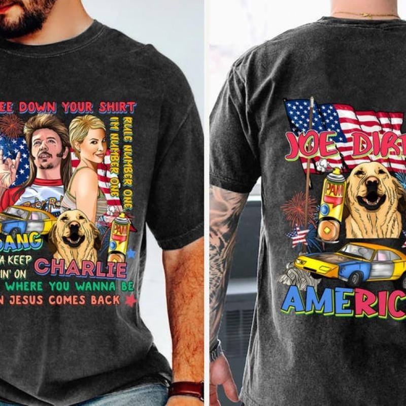 Joe Dirt 4th Of July Merica Shirt, 4th Of July Joe Dirt Shirt, Men Women 4th Of July Tshirt, Fourth Of July Shirt, Independence Day Shirt