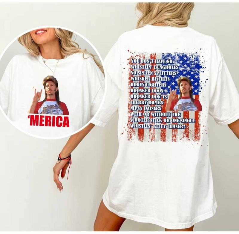 Joe Dirt 4th Of July Tee Shirt, Merica Joe Dirt Tee Shirt, 4th Of July Funny Shirt, Independence Day Tshirt, Patriotic Shirtstyle{n002}2