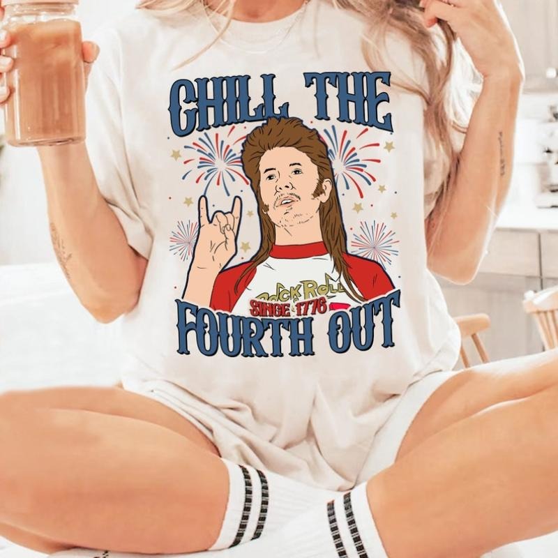 Joe Dirt Merica 4th of July Shirt, Chill The Fourth Out, Joe Dirt 4th of July Shirt, Independence Day, Joe Dirt Merica Tshirt, Patriotic Tee