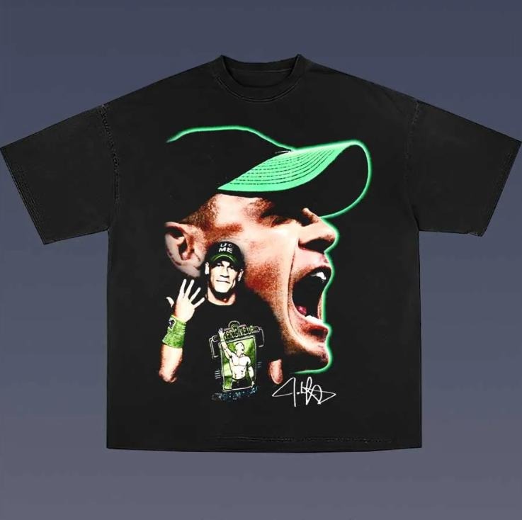 John Cena Vintage Graphic Tees, Wrestling Tshirt, WWE Shirts, Masters 2025 Merch, Unisex Vacation Outfits Men Clothing Gifts Women Streetwearstyle{n002}2