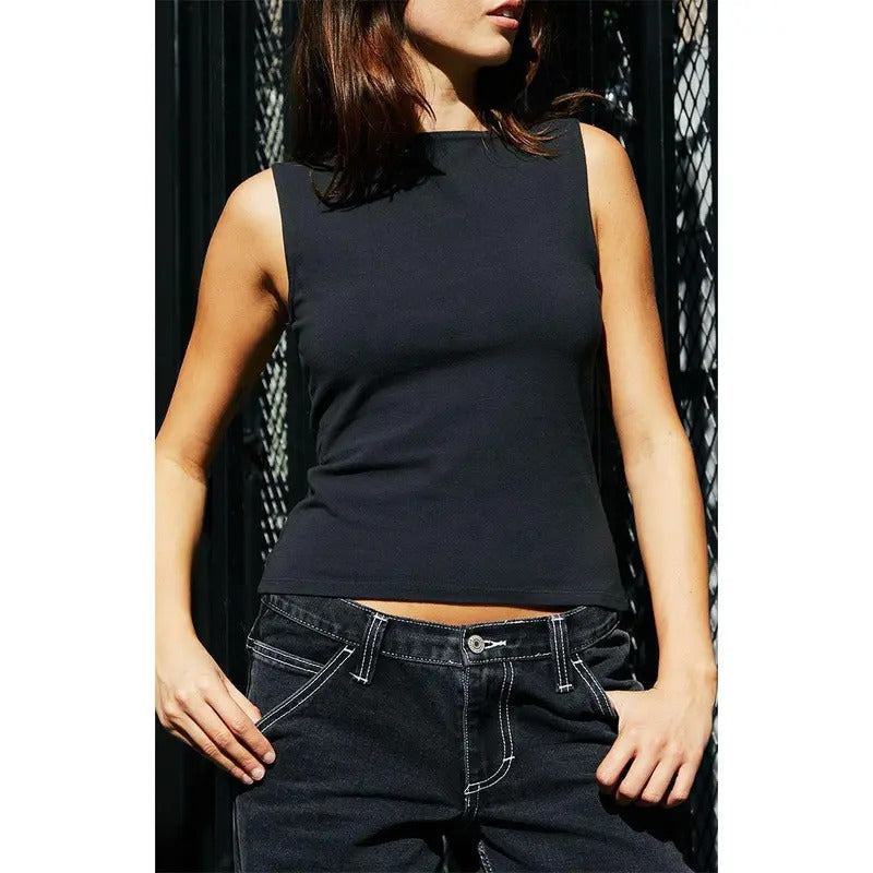 John Galt Women's Black Kathleen Top