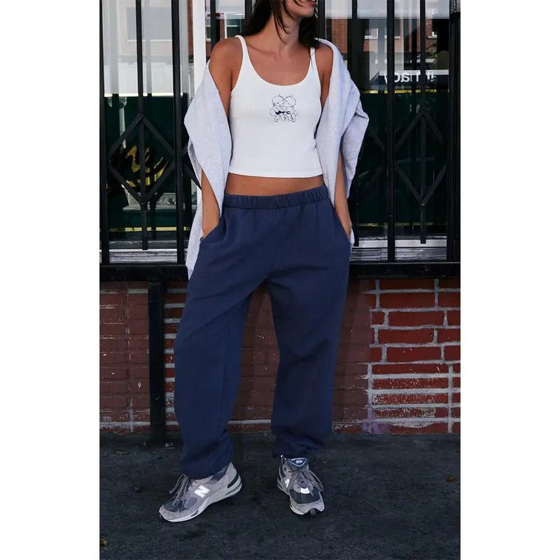 John Galt Women's Navy Rosa Sweatpants