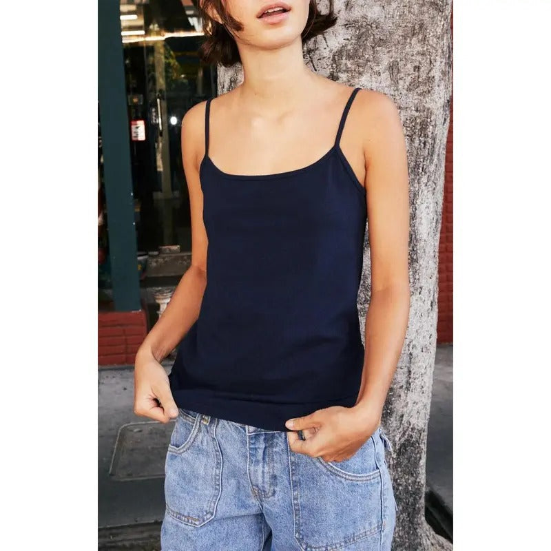 John Galt Women's Navy Skylar Tank Top