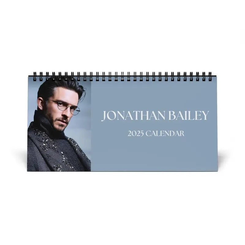 Jonathan Bailey 2025 Desk Calendar Bridgerton Anthony Calendar Kate & Anthony Romance Fellow Travelers Wicked Gift Wicked Merch Wicked Movie