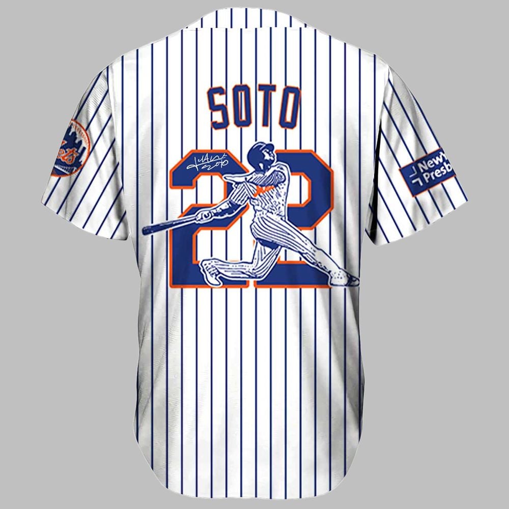 Juan Soto Mets Signature Jersey - Grishko.com