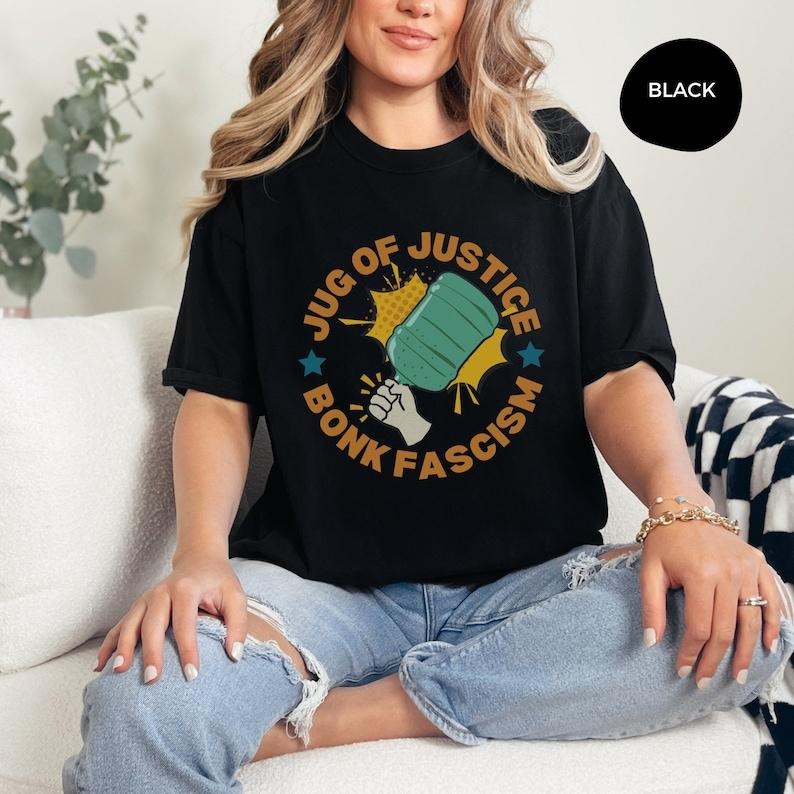 Jug of Justice T-Shirt,Thin Blue Bonk Protest Shirt, Bonk the Police,Humboldt Water Jug of Justice Tee,Freedom Bonk gift Hoodie, T-shirt and sweater
