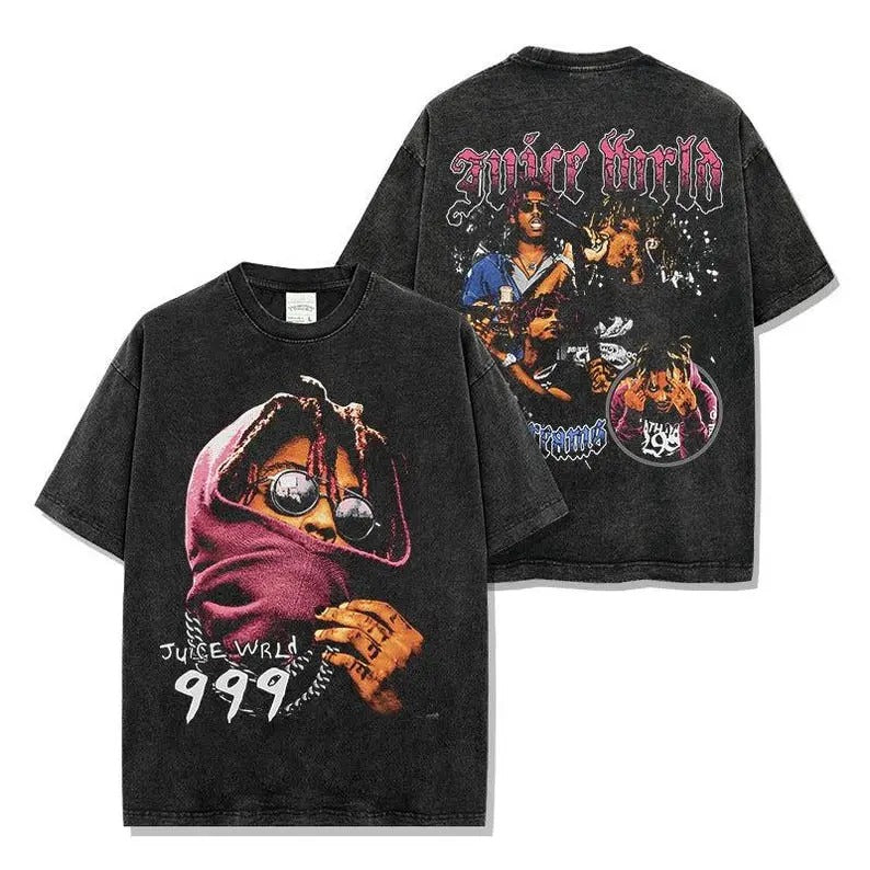 Juice Wrld Vintage Wash 4.2 Tee T-shirt 2sides