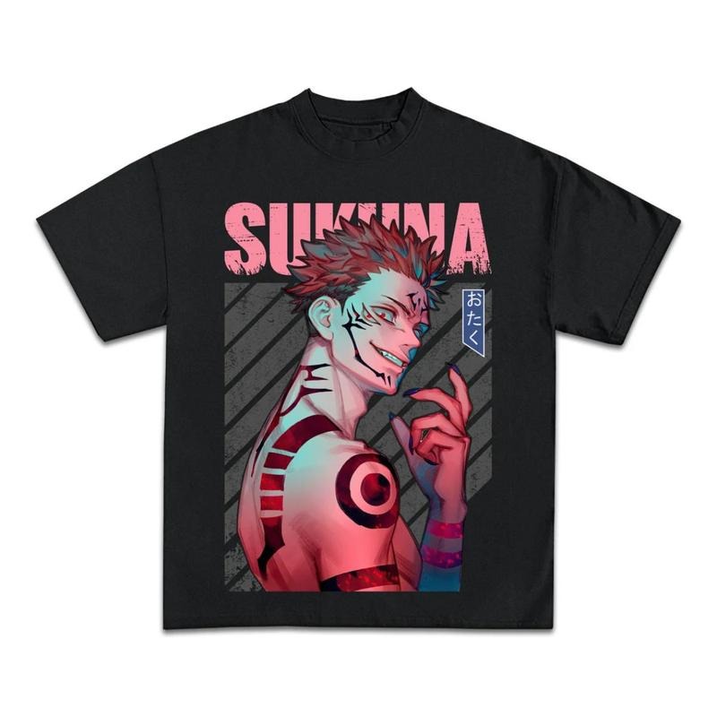 Jujutsu Kaisen Anime T-shirt, Sukuna Diagonal Stripes Graphic Tee, Anime & Manga Gifts Sweatshirt, Hoodie, Comfort Colors