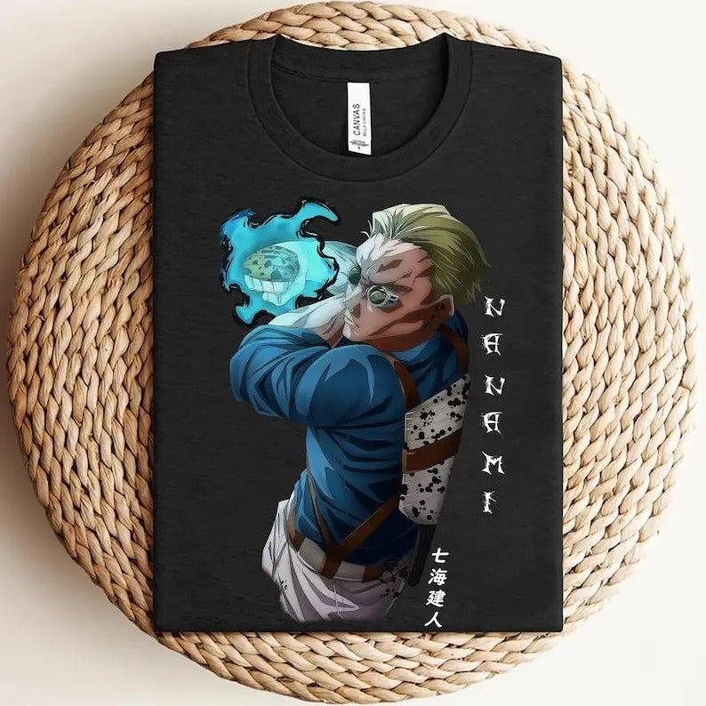 Jujutsu Kaisen Nanami Shirt, Kento Nanami Shirt, JJK Shirt, Jujutsu Kaisen T-Shirt, Manga Streetwear, Badass Nanami Jujutsu Kaisen Shirt Sweatshirt, Hoodie, Comfort Colors