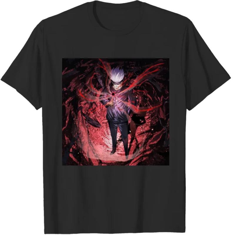 Jujutsu Kaisen T-Shirts Street Casual Fashion Round Neck Short Sleeve for Men's Tshirt Size S-3XL Hoodie, Sweatshirt