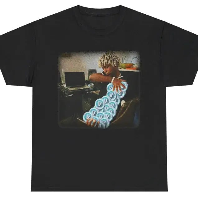 K3n C4rson V-bucks Shirt Vintage Rapper Graphic Tee Shirt Rap Hip Hop Shirt for Men Women Streetwear