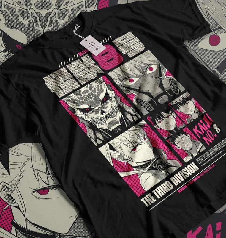 Kaiju Shirt, Sweatshirt, Hoodie Anime Shirt, Kaiju No.8 Shirt, Anime Manga Shirt, Anime Shirt, Anime Lovers Shirt, Graphic Anime Tee, Manga Shirt, Japanese Anime