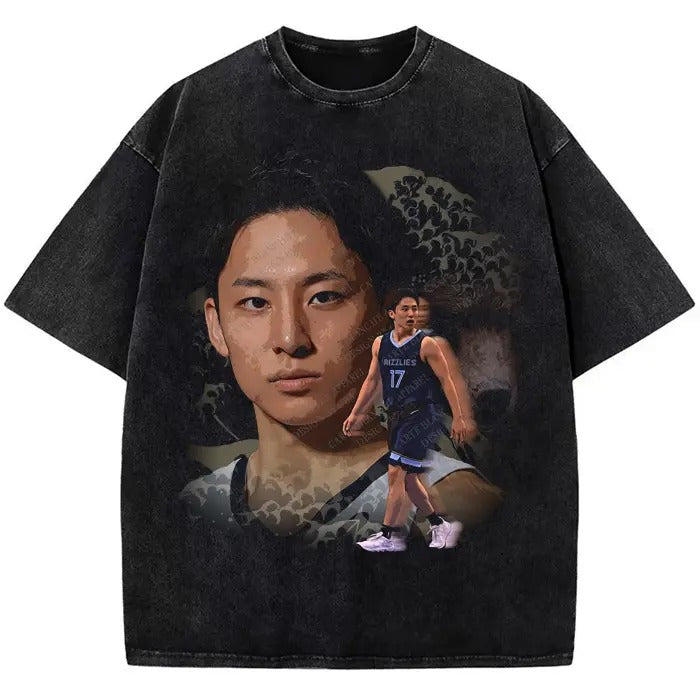 Kawamura Yuki Japanese Basketball Star Memphis Vintage Style Graphic Men T-Shirt