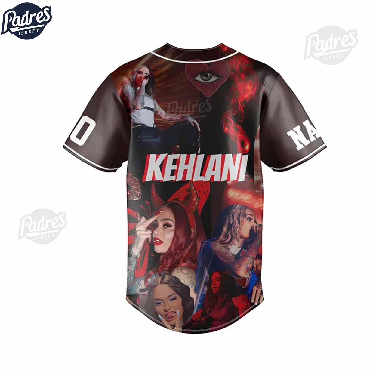 Kehlani Custom Baseball Jersey Music Fan Apparel - Padres Jersey Oasis: Elevate Your Baseball Style Game