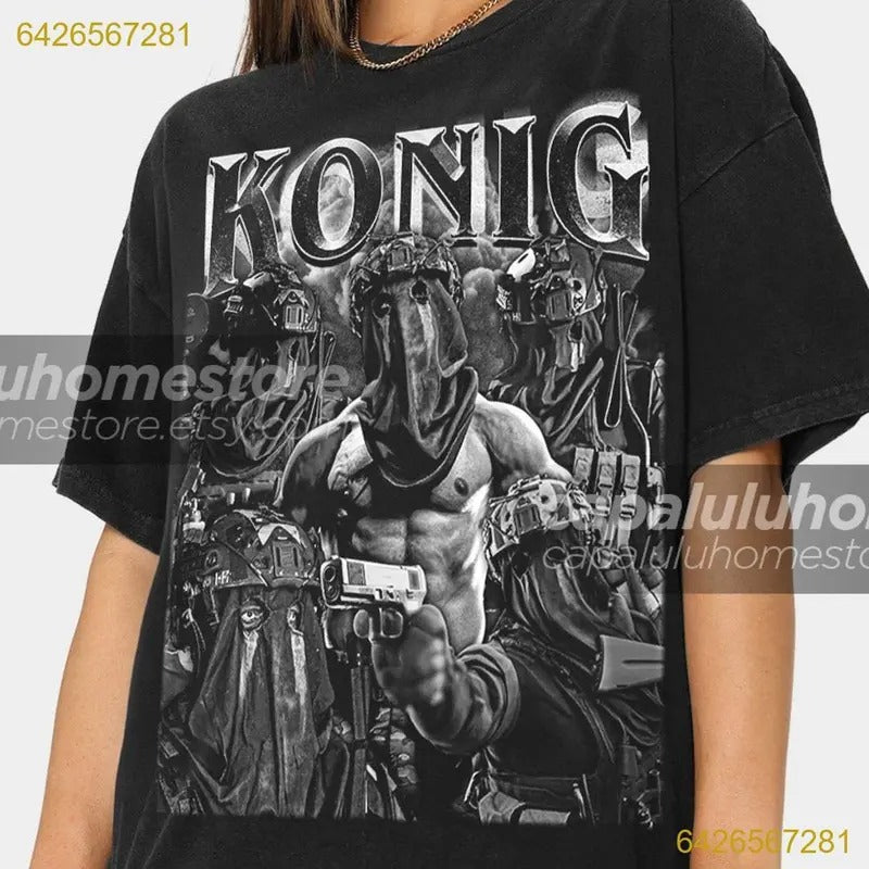 Konig COD 90s Vintage T-Shirt Stylish Gift for Gamers & Video Game Fans Tshirt, Sweatshirt, Hoodie